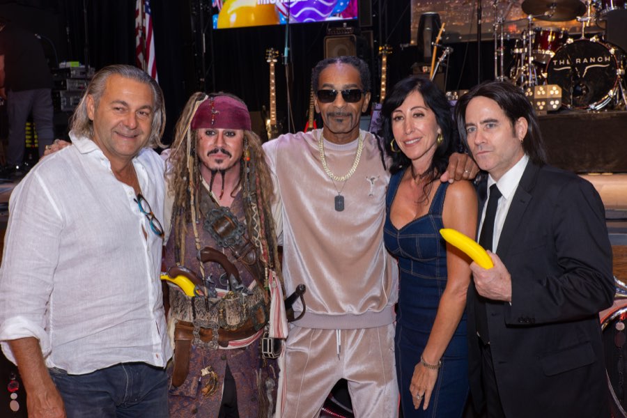 Additional Pulp Fiction themed ensemble rehearsal image with multiple recognizable characters