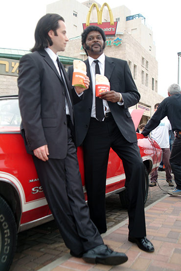 pulp fiction Travolta and Samuel Jackson